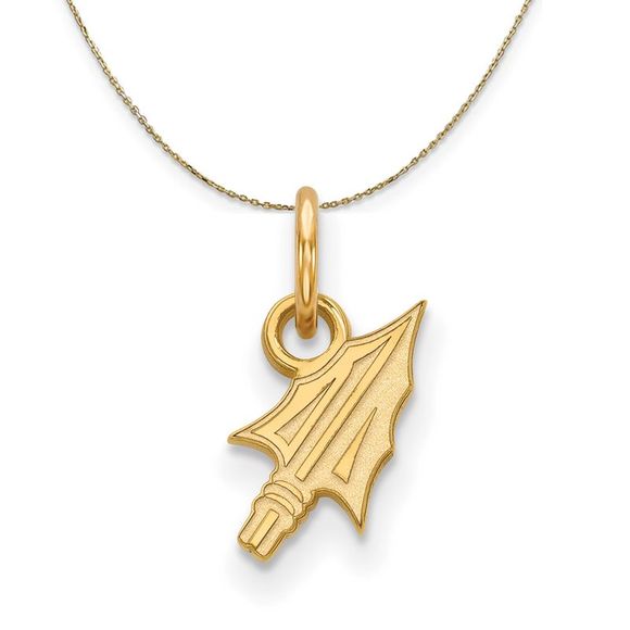 14k Yellow Gold Florida State X-Small Necklace - 22 Inch